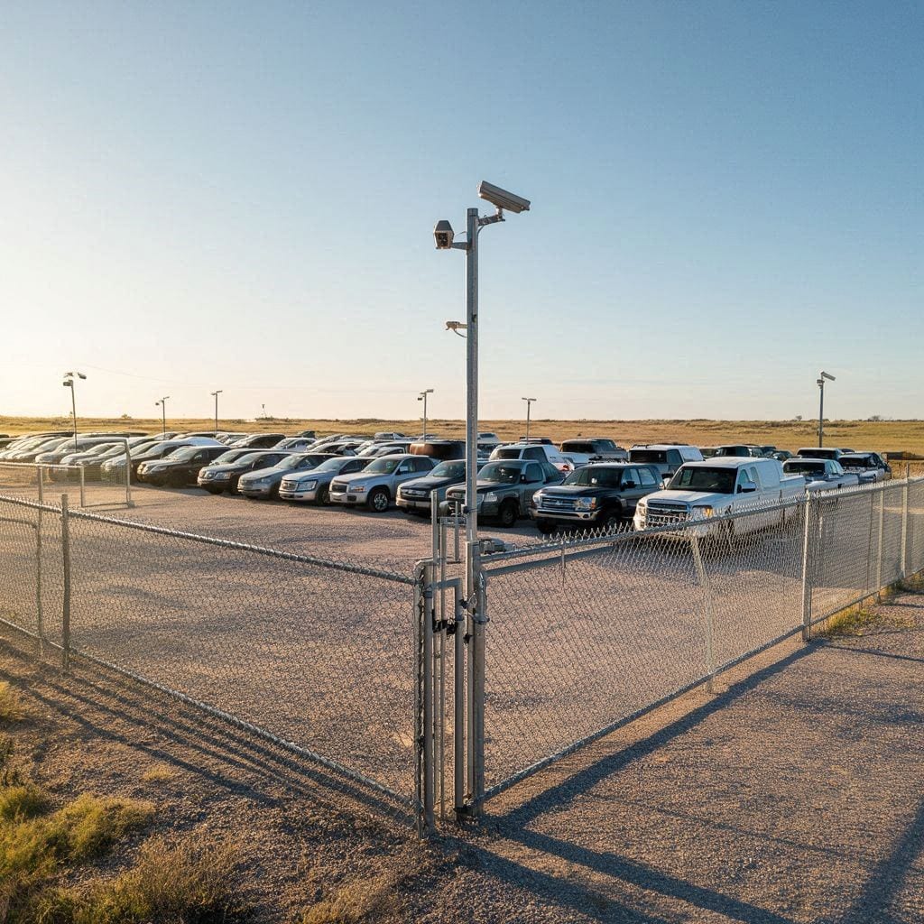 Vehicle storage and impound lot in Crosby TX